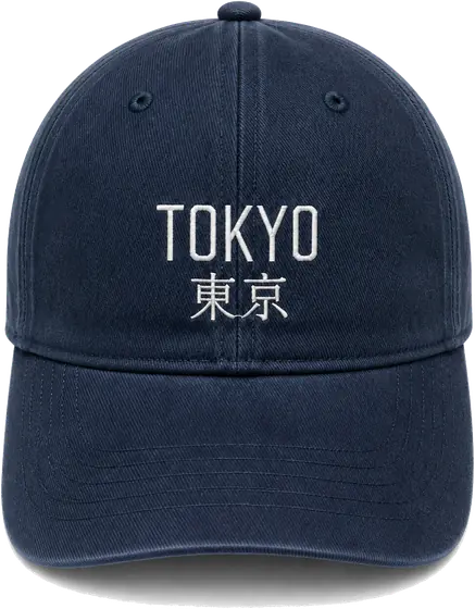 TOKYO刺繍キャップ ネイビー