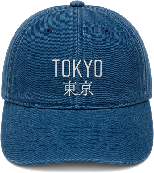 TOKYO刺繍キャップ ブルー